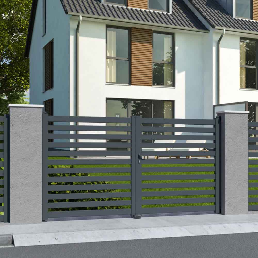 Gartentor Einbau
