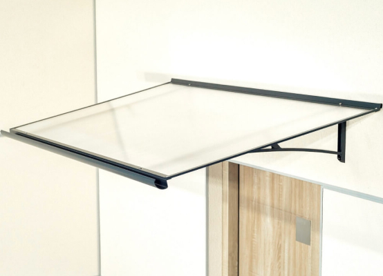Pultvordach Glas