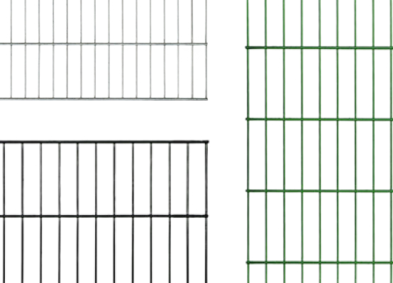 Doppelstabmattenzaun Farben