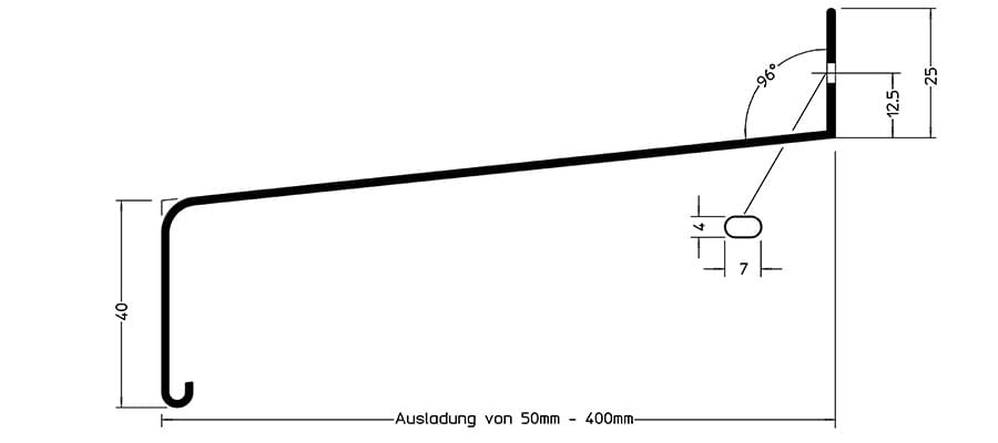 Gutmann GS 40 Detailzeichnung