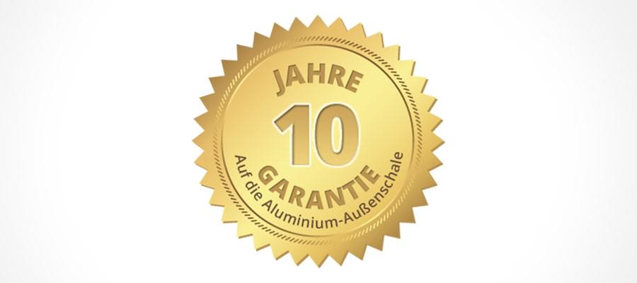 10 Jahre Garantie