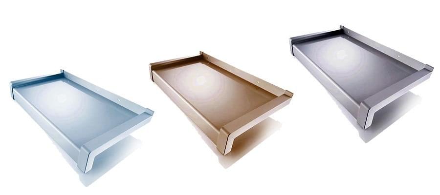 Ausladung: 150 mm L/änge: 1200 mm Fensterbank Fensterbrett Fensterb/änke rechteckig Farbe: Matt Wei/ß