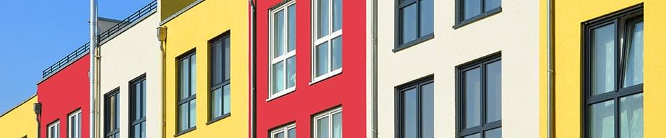 Fassadengestaltung durch Farbe