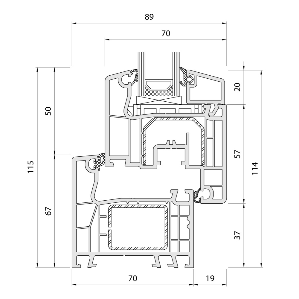 IDEAL 4000 - Profilschnitt