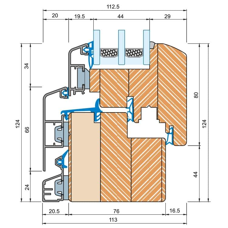 ECO IDEALU Classicline - Profilschnitt