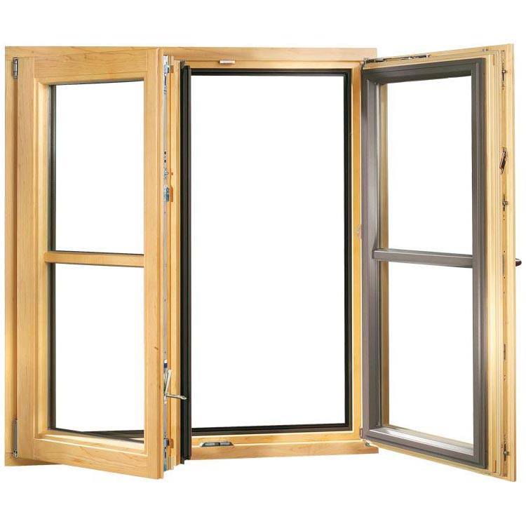 Holz-Alu Fenster mit Sprossen