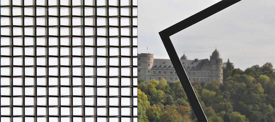 Fliegengitter Metall mit Rahmen » Insektengitter kaufen