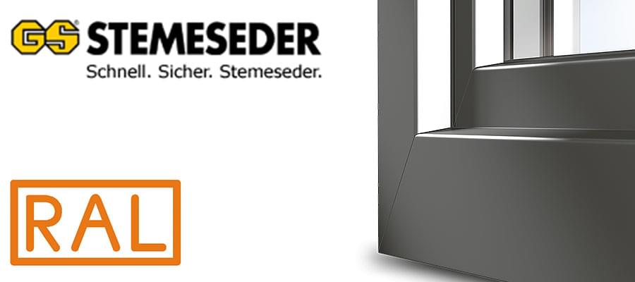 RAL gütegesicherte Alu-Schale für Twinset 8000 Profile