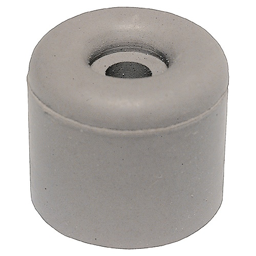 6x Vermessingt Oval Einschrauben Anti-turn Boden Türstopper Solid Gummi Schutz 
